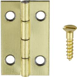 Vormann Schatullenscharniere vermessingt 20 x 12 mm
