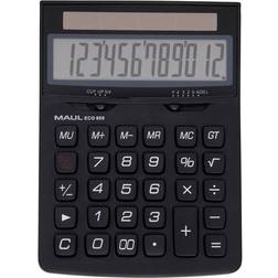 Maul ECO 850 Pocket calculator Black Display (digits) 12 solar-powered (W x H x D) 126 x 174 x 35 mm