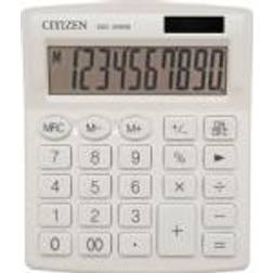 Citizen Office SDC-810NRWHE Calculatrice de poche blanc Ecran: 10 solaire, à pile(s) (l x H x P) 105 x 21 x 127 mm