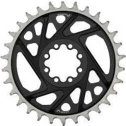 Sram XX SL T-Type Direct Mount Chainring 32t 12-Speed 8-Bolt 3mm Offset Aluminum Black/Silver