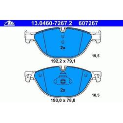 ATE Bremsbelagsatz BMW 13.0460-7267.2 34116775322,34116851269