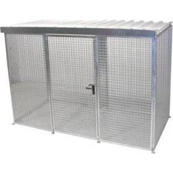 Bauer Gasflaschencontainer B3100xT1500xH2190mm M.Dach M.Flügeltor