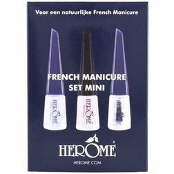 Herome Fransk Manikyr Miniset resestorlek French Manicure Set