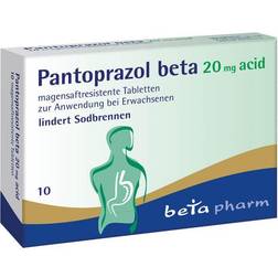 Pantoprazol beta 20 mg acid magensaftresistent