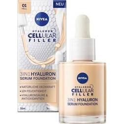 Nivea Facial care Make-up 3in1 Hyaluron Serum Foundation 02 Medium 30 ml