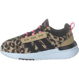 Adidas Racer TR21 Lifestyle Running Elastic Lace Shoes - Beam Pink/Core Black/Green Unisex