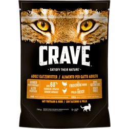 Crave Cat Adult Kalkun & Kylling 6 x 750 g