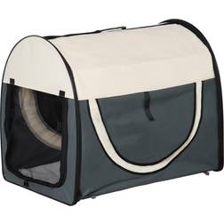 Pawhut Hundetransportbox XL XL: 81 LxBxH Hundebox Transportbox faltbar