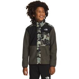 The North Face Boy's Forrest Fleece Mashup Jacket - New Taupe Green Never Stop Camo Print