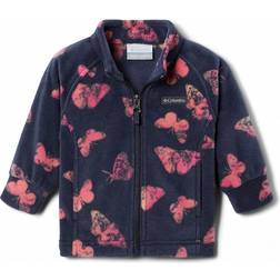 Columbia Girls Benton Springs II Printed Fleece Jacket- Navy