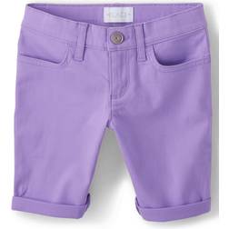 The Children's Place Girl's Solid Skimmer Shorts - Iris Pop