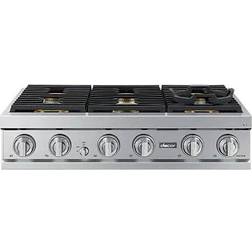 Dacor 36" Transitional Series Gas Rangetop with 6 Sealed Silver