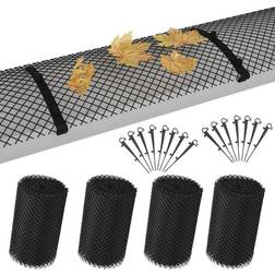 vidaXL Tagrendenet Med Klips 4 Stk HDPE 1,08