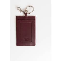 Trussardi Brown Leather Keychain