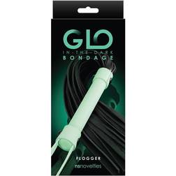 NS Novelties Glow In Dark Bondage Flogger Whip