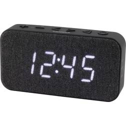 Jensen JCR-229 Dual Alarm Clock Radio, Black Black