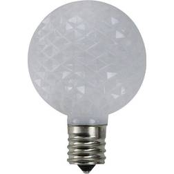 Northlight Seasonal LED Faceted G50 Replacement 25pk. Bulbs White