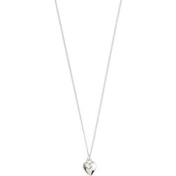Pilgrim Afroditte Heart Necklace - Silver