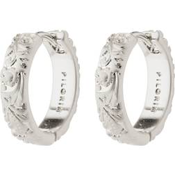 Pilgrim Elfrida Hoop Earrings - Silver