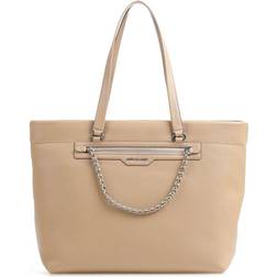 Michael Kors Leather Shopper - Beige
