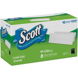Scott Scott Recycled Multifold Paper Towels, 1-ply, 250 Sheets/Pack, 16
