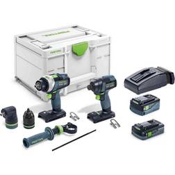 Festool Set di avvitamento senza fili tID 18 5.2/4.0-Set tpc 18/4 576995