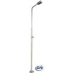 Gre Douche De Jardin En Acier Inoxydable Gris, Argent