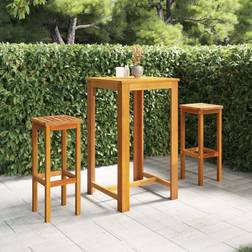 vidaXL 3 Piece Outdoor Bar Set