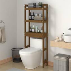 vidaXL Toilet Rack Honey Brown 63 x 26 x 171 cm