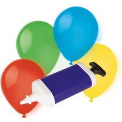 Amscan 10 Latexballons Standard sortiert mit Pumpe