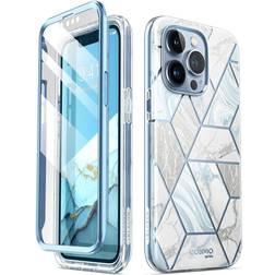 i-Blason Cosmo Case for iPhone 13 Pro Max 6.7 inch (2021 Release) Slim Full-Body Stylish Protective Case with Built-in Screen Protector (Coast)