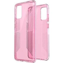 Speck Presidio Perfect-Clear Grip Case for Galaxy S20 (Plus) Transparent Pink