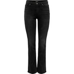 Only Flared Jeans for Women - Washed Black