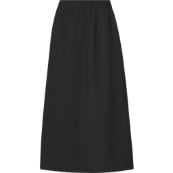 Selected Women's Slftinni-Relaxed Mw Midi Skirt B Noos - Black