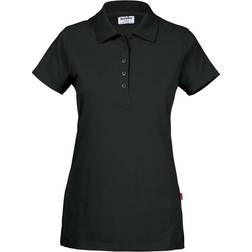 Smila Workwear Daga dame polo T-shirt, Sort