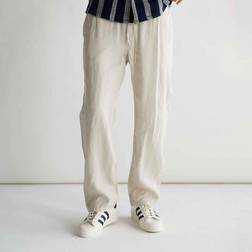 Woodbird Eik Linen Pant Sand