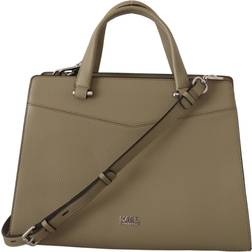 Karl Lagerfeld Læder Tote Bag - Sage Green