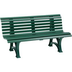 Plow & Hearth Havebænk PVC Grøn L1500 mm Siddebænk