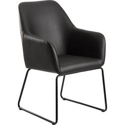 Wohnling Designer Spisebordstol Kunstlæder Metal Køkkenstol