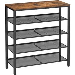 Vasagle 5-Laags Schoenenrek Met 4 Mesh Planken