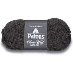 Patons Classic Wool Yarn, Dark Grey Mix (244077-225)