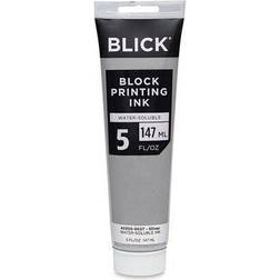 Blick Water-Soluble Block Printing Ink Silver, 5 oz Tube