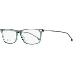 HUGO BOSS 1229/U KB7 56 Briller Mænd Krystalklar Transparent Dark Grey 56mm