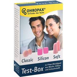 Ohropax Testbox 3 sorter öronproppar