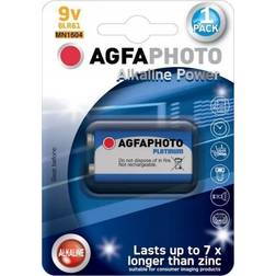 AgfaPhoto B1 1 stk batteri Alkaline, 9V