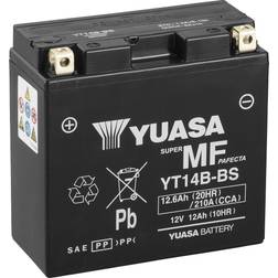 Yuasa YT14B-BS 12V AGM Batteri til Motorcykel