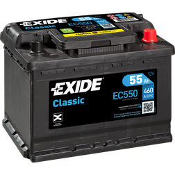 Exide ContiClassic EC550 Batería 12V 55Ah 460A B13 SEAT: Ibiza 3, Leon I Hatchback, Leon II Hatchback, VOLKSWAGEN: Passat B6 Sedán, Passat B5 Sedán