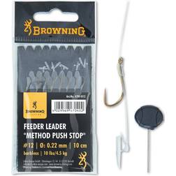 Browning Feeder Leader Method Push Stop Gr.18 40cm 0,22mm 4,5kg