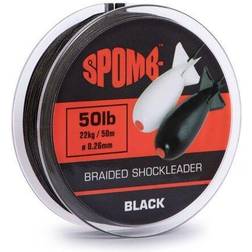 Fox Spomb Braided Shockleader 22kg 50lb Black