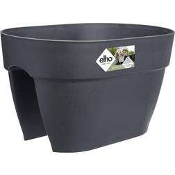 Elho Vaso Da Fiori Vibia Campana Flower Bridge 40 - Antracite Balcone Esterno L 26 x P 39 x H 22 cm